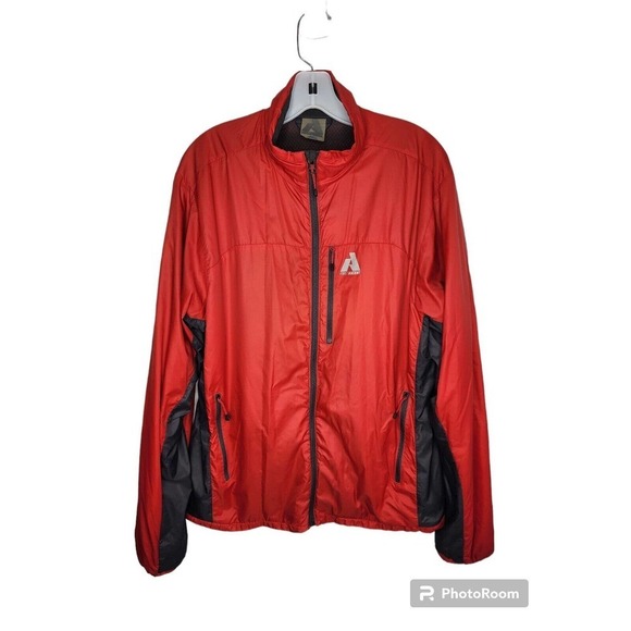 Eddie Bauer Mens First Ascent Whittaker Mountaineering Softshell Red Jacket Med